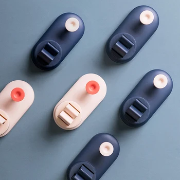 

Design Mop Hook Strong Adhesive Sticky Hook Non-mark Hook Mop Clip Artifact Home Free Punching Tools