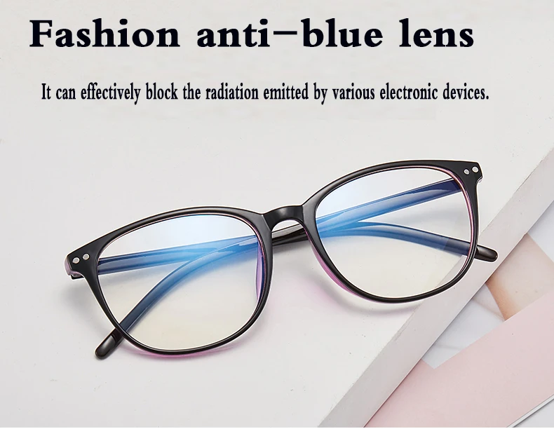 Модные женские Blu-Ray и радиационные очки, трендовые индивидуальные рамки, мужские защитные очки для компьютерных игр