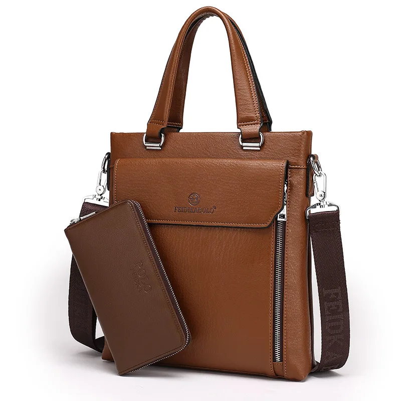

Men's Bag Versitile Fashion 2018 Spring New Style Large-Volume Shoulder Oblique Bag Handbag Men Casual Verticle Single