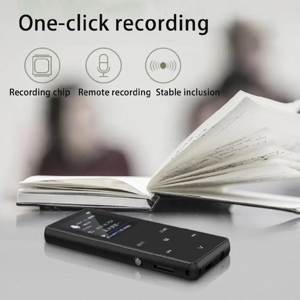 TWISTER.CK 1.8 inch Touch Metal External Release Portable MP3 Music Player with FM Hi-Fi Lossless Support Up to 128GB