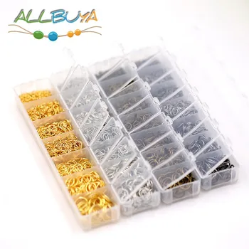 

Gold Color Open Jump Rings for Crimp Beads Jewelry Making DIY Earrings Charm Bracelets Kit Accessories Split Rings Connectors