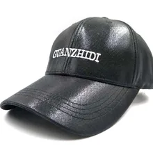 XEONGKVI корейский Вышивка буквы яркая кожа бейсбольная кепка s осень зима бренд Snapback хлопковые шапки для мужчин и женщин с острым носком