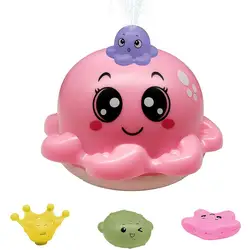 Jouets de bain pour bébé, jet d'eau électrique avec lumière et musique, douche de salle de bain, jouets interactifs pour enfants 