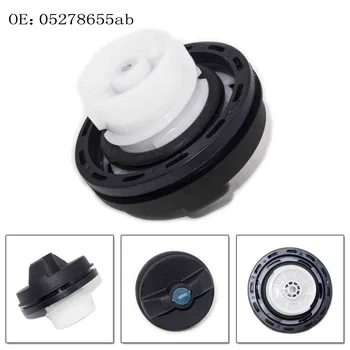 

1pc Black Lockable Gas Cap With 2 Keys Car Accessory For Chrysler For JEEP For Dodge 2001-2010 NO. 05278655ab