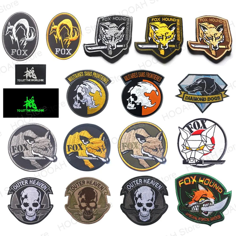 Metal Gear Outer Heaven Military Tactical Morale Desert Badge Emblem Decal Patch 