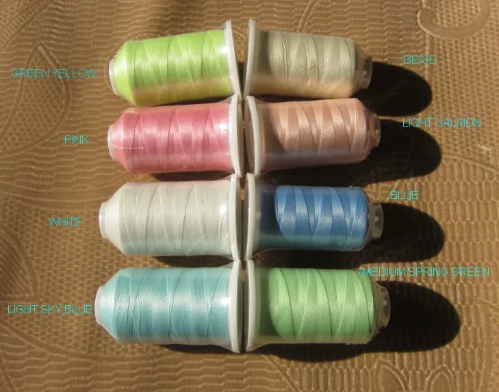 glow thread colors