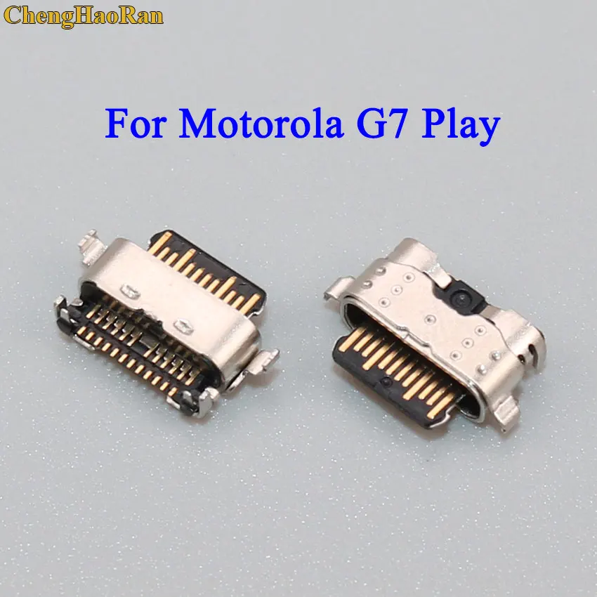 

ChengHaoRan 5-10pcs New For Motorola MOTO G7 play micro usb jack connector charging Port plug socket