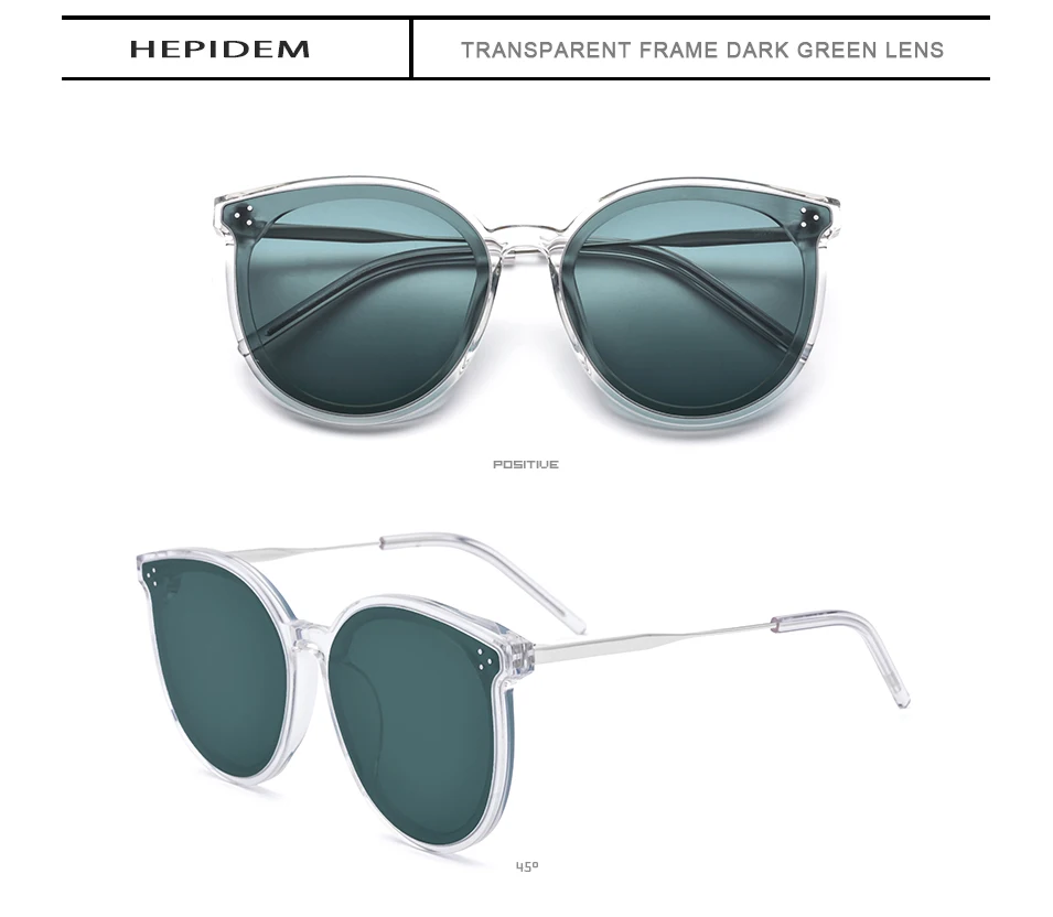 HEPIDEM новое поступление круглые солнцезащитные очки ретро для мужчин wo нежные брендовые дизайнерские солнцезащитные очки винтажное Покрытие Зеркальные UV400 Jack Hi