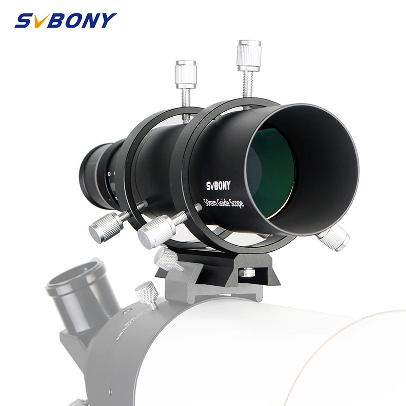50 Guide Scope, Aluiniu Alloy Finderscope With Double Helical Focuser Guide Scope For - View #10