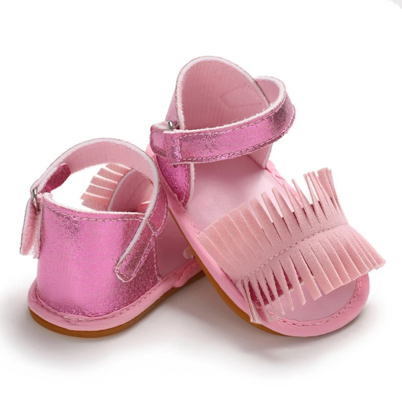 Мягкая подошва из искусственной кожи для маленьких девочек; парусиновая обувь с бантом; обувь для первых шагов; модная летняя обувь для начинающих ходить; мокасины для малышей - Цвет: P (3)