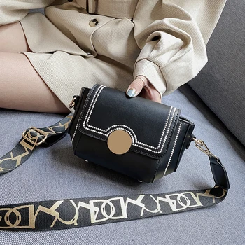 

Mini Bucket Bags For Women 2020 Fashion Hasp Design Shoulder Bag With Singe Shoulder Strap PU Leather Ladies Purses And Handbags