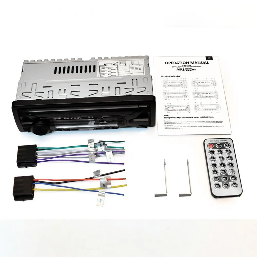 12V автомобильный универсальный Беспроводной автомобиля Mp3 проигрыватель музыки радио Mp3 карточная машина красочное издание 3010