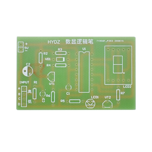 DIY LED PCB 디지털 디스플레이 로직 펜 전자 키트: 전자 기기와 납땜 연습에 완벽한 선택