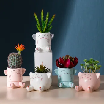 

Succulent Plant Pot Cute Animal Flower Planter Flowerpot Create Design Lovely Little Animals Home Garden Bonsai Pots