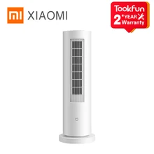 Xiaomi Mijia Verticale Elektrische Kachels Fan Ptc Snelle Infrarood Verwarming Smart App Controle Temperatuur Laag Geluidsniveau Automatische Rotatie