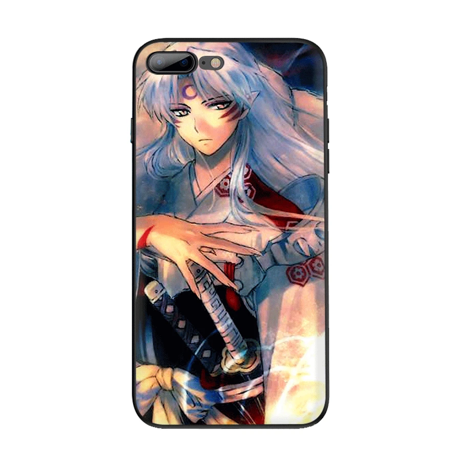 Чехол для мобильного телефона iPhone 5 5S SE 6 6s 7 8 Plus iPhone 11 Pro X XR XS Max XR Защита Крышки Инуяша сесшомару