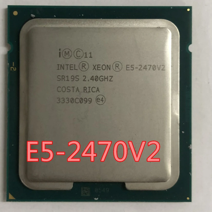 Intel Xeon E5-2470v2 E5 2470v2 E5 2470 v2 E5-2470 V2 2.4GHz Ten-Core Twenty-Thread CPU Processor 25M 95W LGA 1356 amd processor