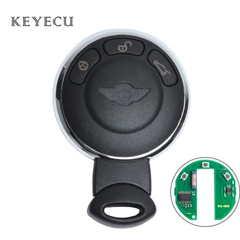

Keyecu CAS System Smart Remote Control Car Key with 3 Buttons ID46 Chip 315MHz 433MHz 868MHz for BMW MINI Cooper 2007-2014