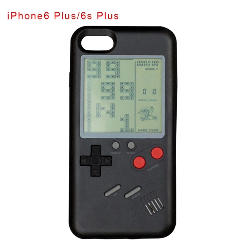 B2 Тетрис Игровая приставка чехлы для телефонов iPhone X 6plus 6s 7 7plus 8 8plus Play Blokus игровая консоль чехол Защита подарок - Цвет: B2