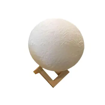 

3D Moon Lamp USB LED Night Light Touch Sensor Color Changing Gift Decor 18CM