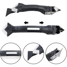  5In1 Silicone Remover Caulk Finisher Sealant Smooth Scraper Grout Kit Tools Plastic Hand Tools Set Accessories 