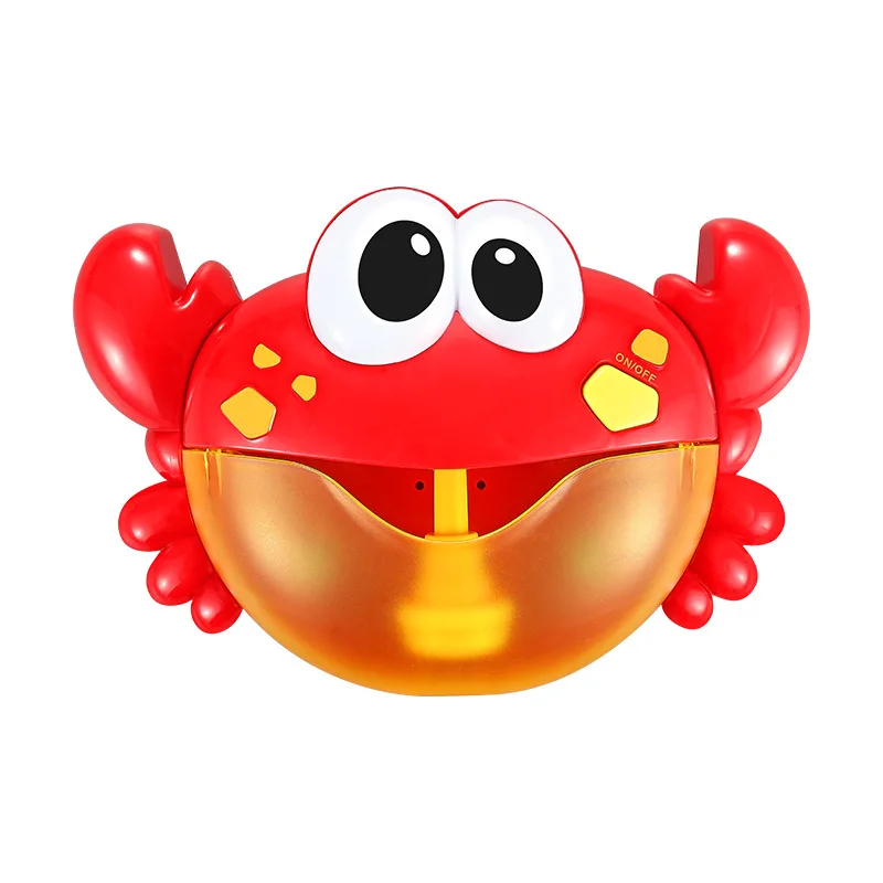 Outdoor Bubble Frog Crabs Baby Bath Toy Bubble Maker Swimming Bathtub Soap Bubble Machine Toys for Children With Music Water Toy