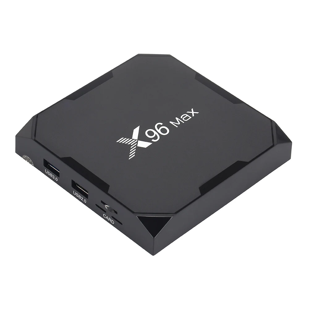 Приставка Смарт-ТВ X96 Max Android 8 1 Amlogic S905X2 LPDDR4 4 ядра 16/32/64 ГБ 2 4/5 ГГц Wi-Fi 4K | Электроника
