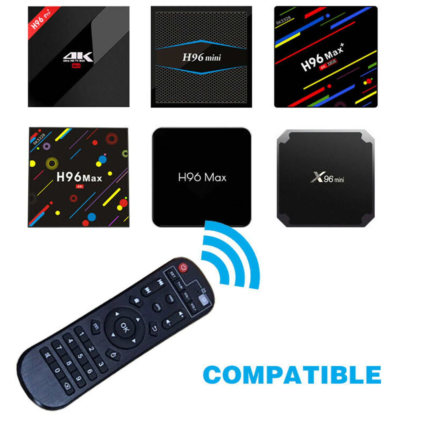 Пульт дистанционного управления для Android TV H96 H96Pro H96max X2 | Электроника