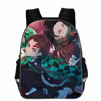 

Anime Demon Slayer Kimetsu No Yaiba Backpack for Teenage Girls Boys Children School Bags Women Men Harajuku Casual Rucksack