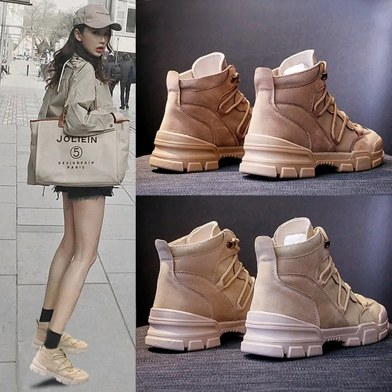 

2019 new Martin boots female British wind summer breathable wild ins net red handsome short boots spring and autumn single boots
