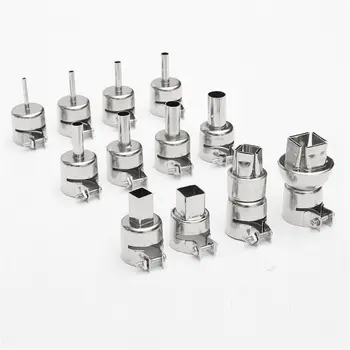 

New 12pcs/set Heat Gun Rework Nozzle For 850 Hot Air Soldering Station Welding Tips