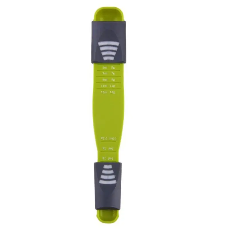 Новая мерная ложка регулируемая, 1 упаковка двухсторонняя дозирующая ложка для сухой или жидкой
