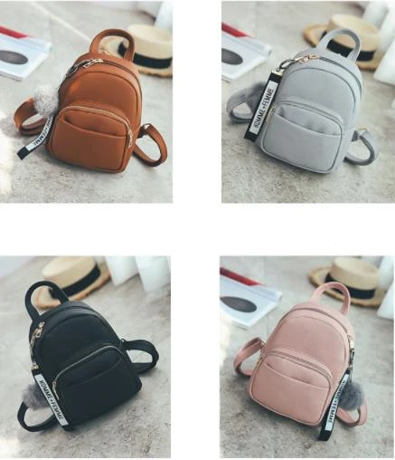 

New Designer Fashion Women leather Backpack Mini Soft Touch Multi-Function Small Backpack Female Ladies Shoulder Bag Girl Purse