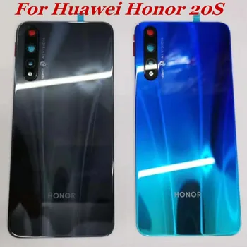 

10Ps 100% Original For Huawei Honor 20S Back Housing Back Cover With camera len Battery Case with logo For Honor 20S Replacement