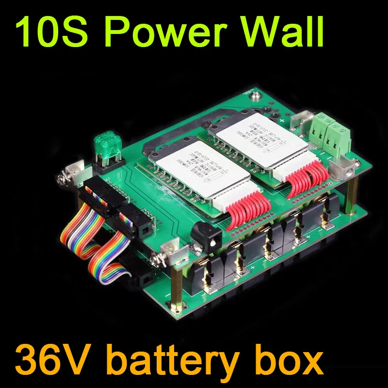 Настенный аккумулятор 10S 36 В 10 ячеек литий-ионный 18650 BMS PCB 25A 50A защитная плата |