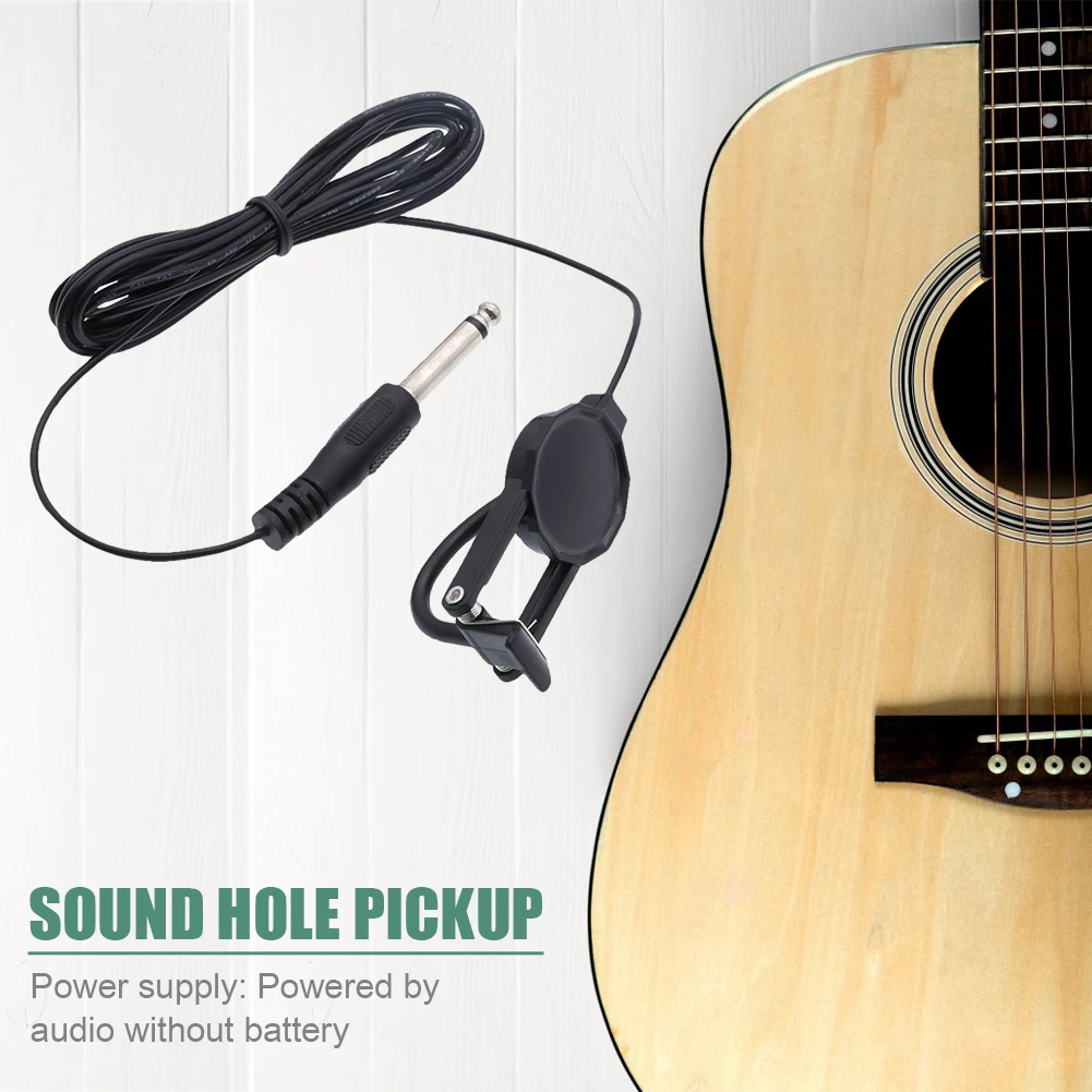 3m Guitar Clip on Pickup Piezo Transducer Contact Mic Pickup Copper