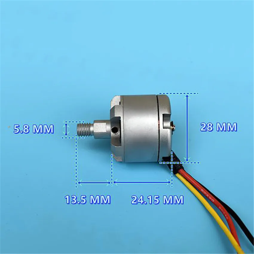 

1PCS Hugwit DC Multi-axis Self-locking Brushless Motor KV850 DC Motor Brushless Electrical Accessories DIY Aircraft Model