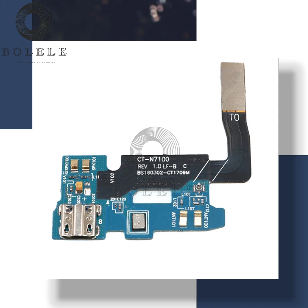 Charging Flex Cable For Samsung Galaxy Note 2 GT-N7100 N7105 I317 I605 USB Charger Dock Port Connector | Мобильные телефоны и