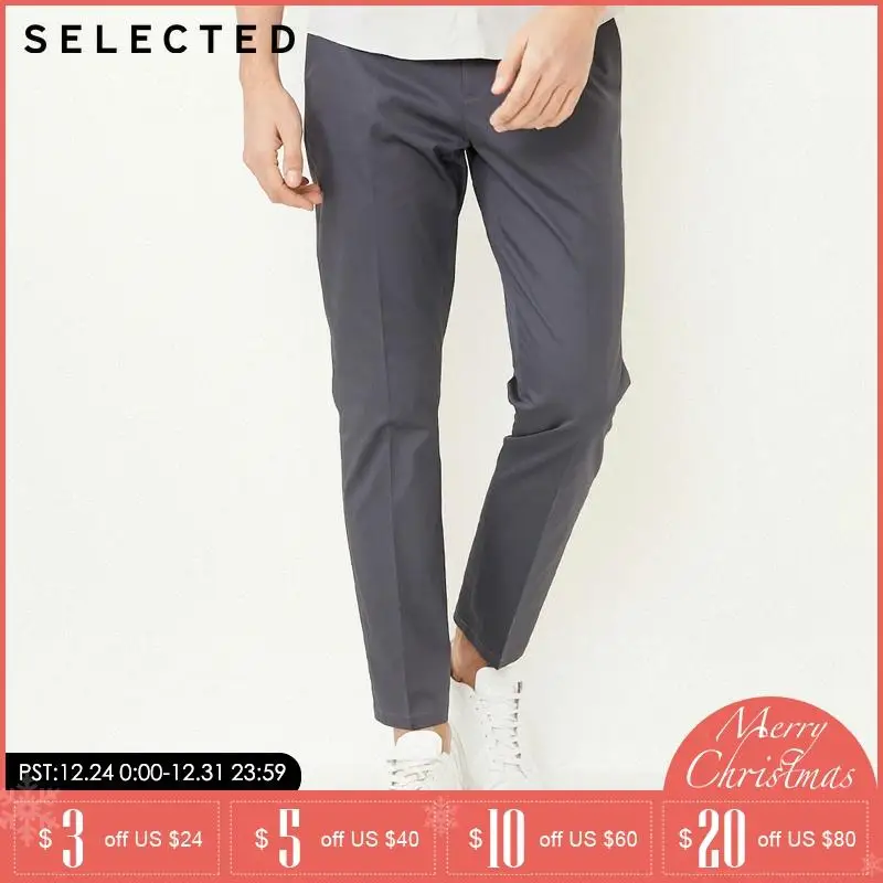 Отборные весенние осенние мужские однотонные брюки кэжуал прямые из смеси