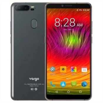 Перейти на Алиэкспресс и купить Оригинальный Варго VX3 5,7 дюймов Android 7,1 MTK6757 4 аппарат не привязан к оператору сотовой связи мобильный телефон 6 ГБ Оперативная память 128 Гб Вст...