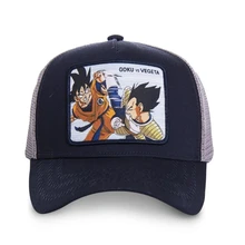 Новая брендовая бейсболка GOKU vs VEGETA Dragon Ball Snapback, хлопковая бейсболка для мужчин и женщин в стиле хип-хоп, шляпа для папы, сетчатая шапка для грузовика, Прямая поставка