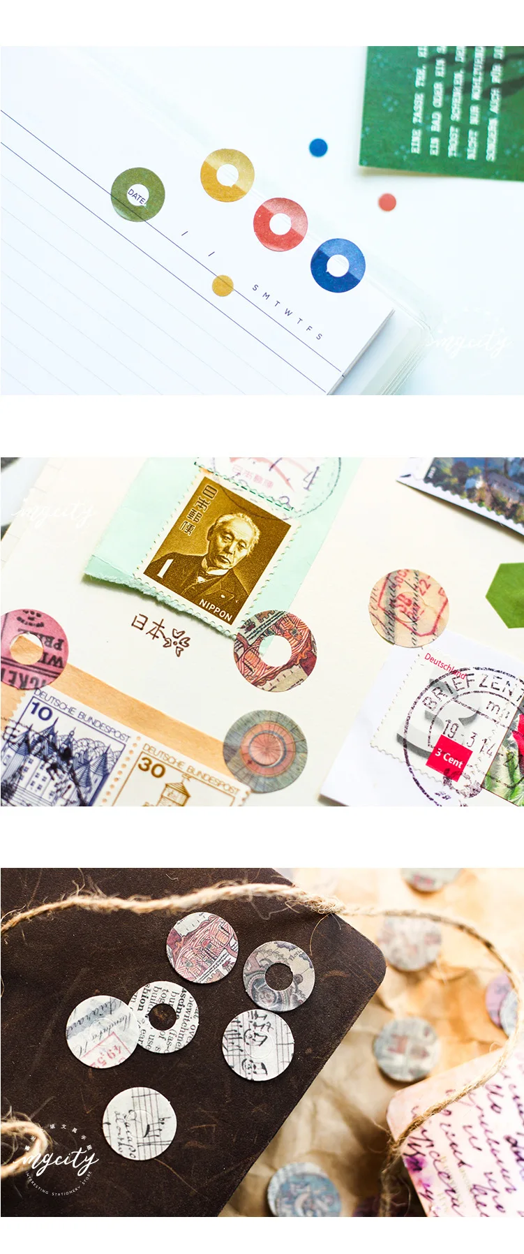 60Pcs/Pack Colorful color series stickers For Kids DIY Diary Scrapbooking Photo Ablums