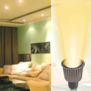 

4 X GU10 COB 7W HIGH POWER LED WARM WHITE SPOT LIGHT BULBS LAMPS SUPER BRIGHT