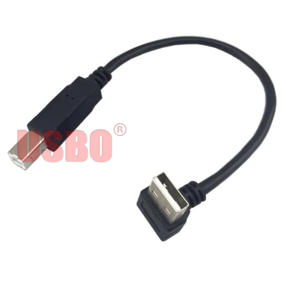 Высококачественный локоть 90 градусов черный 0 2 м USB стандартный штекер принтер