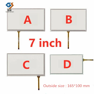 com 6.2 Polegadas 155x88 mm Polegadas 165x100 mm Polegadas 192x116 192x117 mm Gps Tela Sensível ao Toque Painel de Resistência 10 Tamanhos - Imagem 2