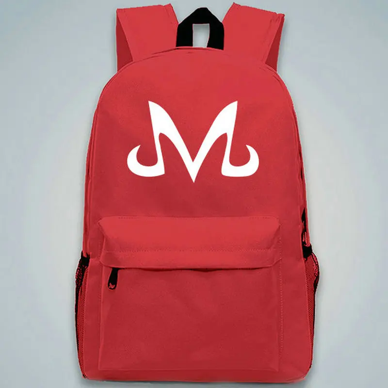 Majin Buu mochila de diseño portátil, morral escolar con estampado de  insignia M, morral de dibujos animados, mochila escolar para el día al aire  libre|Mochilas| - AliExpress