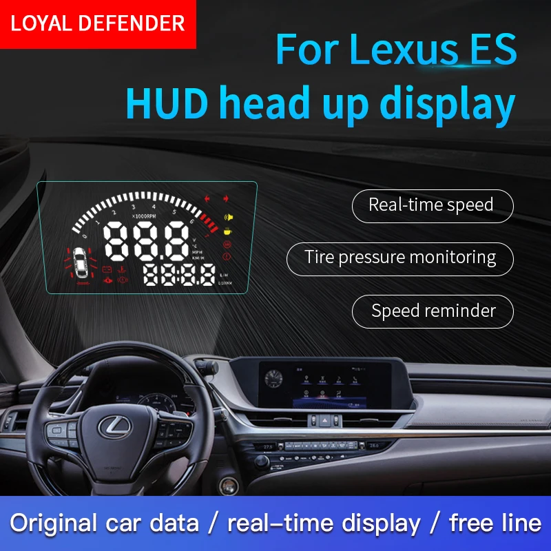 ЛОЯЛЬНЫЙ защитник автомобиля HUD Дисплей для Lexus ES 13-17/ES 18 лобовое стекло проектор Авто аварийная Предупреждение Системы Напряжение сигнализации