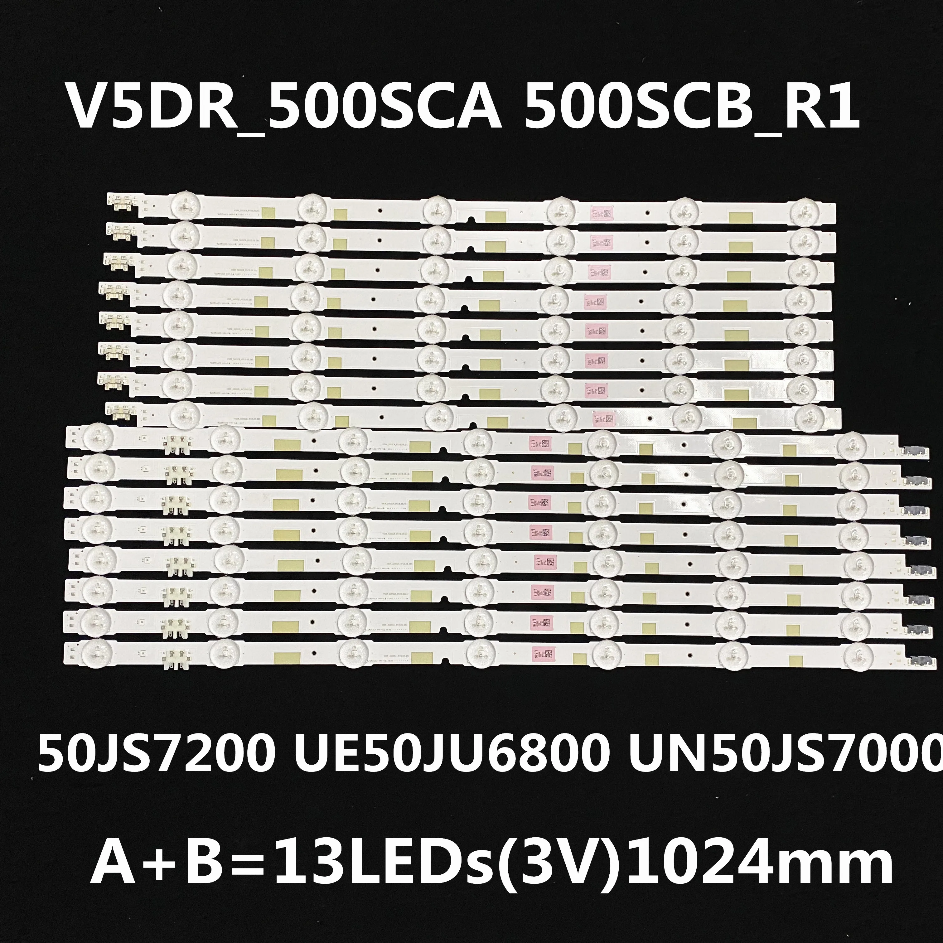 Светодиодная лента для подсветки Samsung 16 шт. 50JS7200 UE50JU6800 UN50JS7000 38479A V5DR_500SCA 500SCB_R1 |