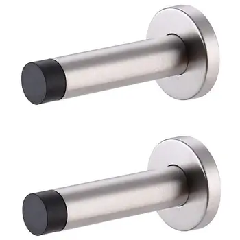 

2 Pack stainless steel home security Cylindrical casting thickening Anti-collision door resistance Hardware door stop