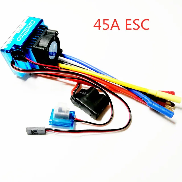 Waterproof 45A 60A 80A 120A Brushless ESC Electric Speed Controller Dust-proof for 1/8 1/10 1/12 RC Car Crawler RC Boat Part